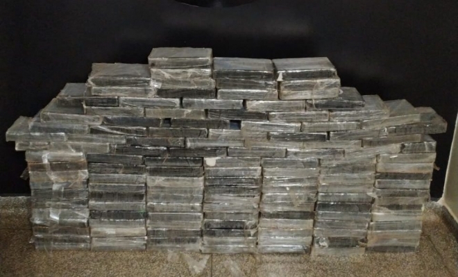Cocaína avaliada em R$ 3 milhões é apreendida na Fronteira 