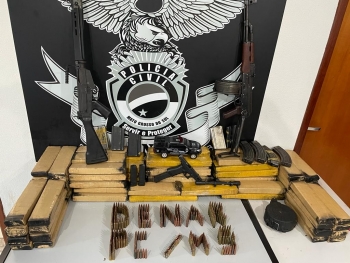 Armamento de guerra é apreendido pela Denar 