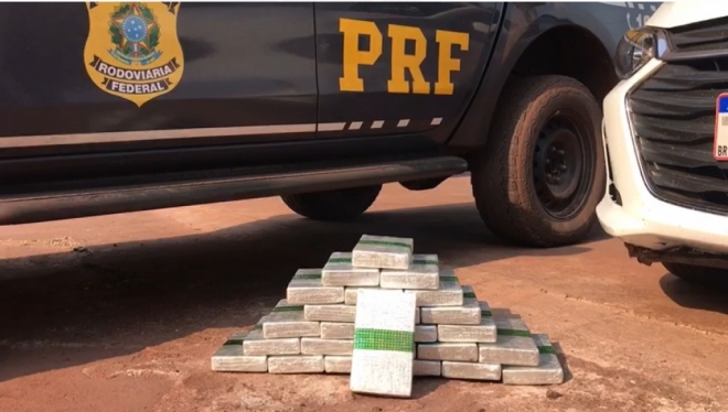 Mais de 20 quilos de cocaína é apreendido pela PRF 