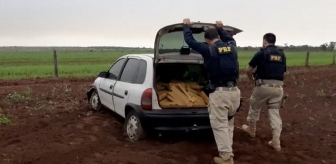PRF apreende 520 Kg de maconha