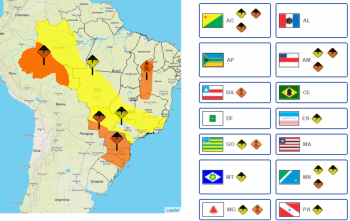 Defesa Civil alerta população sobre chuvas intensas e temporais no Estado