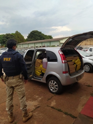 Carga de maconha apreendida pela PRF em MS 