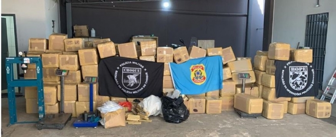 Mais de cinco toneladas de maconha é apreendida pela Polícia Federal 