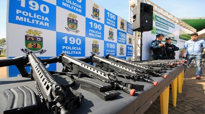 Governo comprar&aacute; 5,5 mil armas para pol&iacute;cias de MS