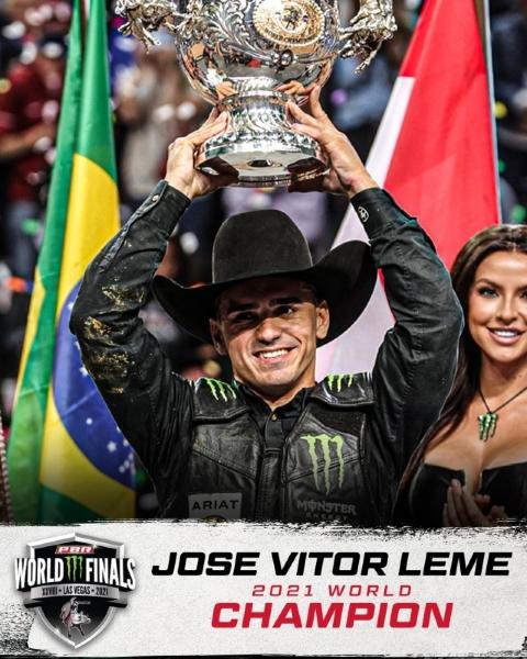 José Vitor Leme vence a temporada 2021 da PBR e é bicampeão mundial -  Cavalus