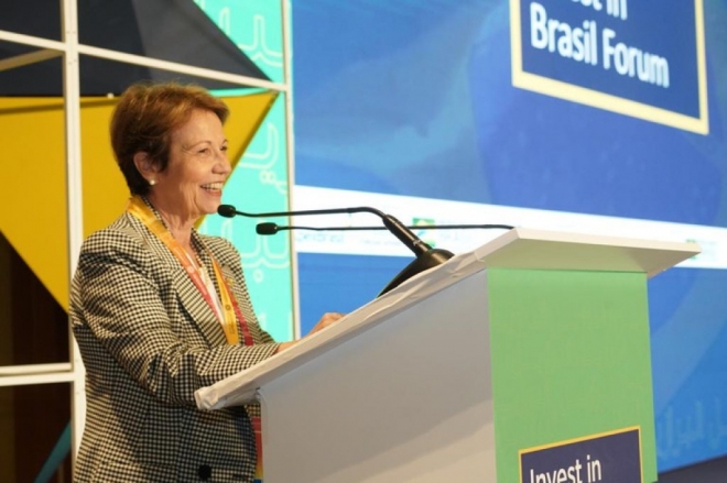 Tereza Cristina convida investidores em Dubai a apostarem na agropecu&aacute;ria brasileira