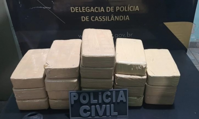 Quase 20 quilos de cocaína é apreendida em MS