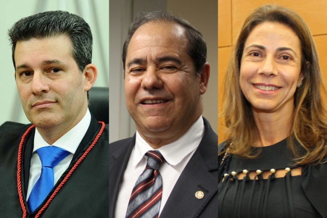 Alexandre Lima Raslan, Antônio Siufi Neto e Esther Sousa de Oliveira