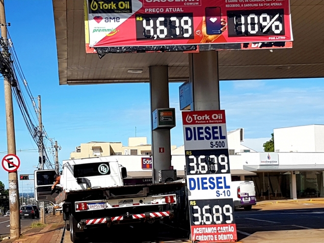 Pre&ccedil;o Diesel 
