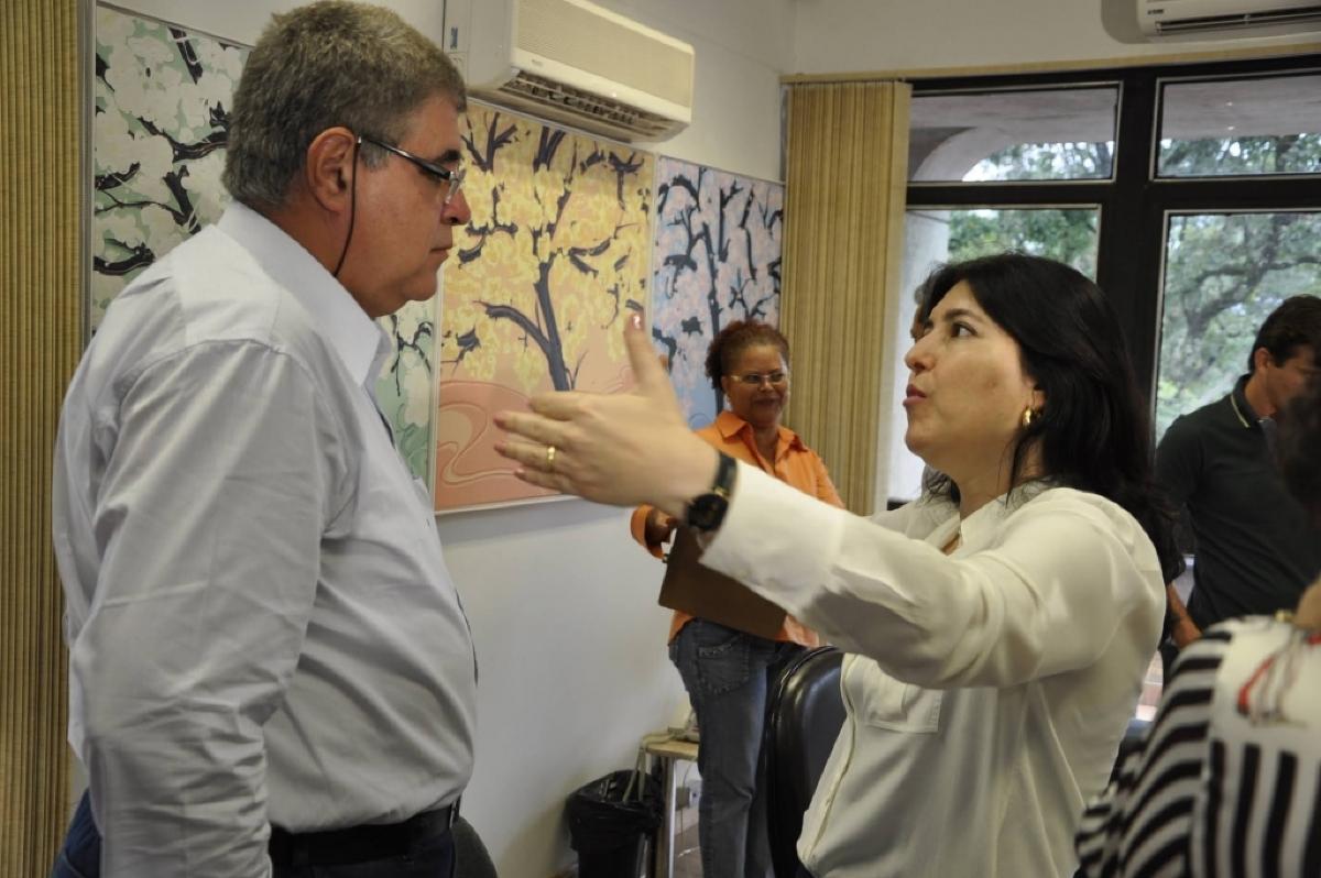 Carlos Marun e Simone Tebet