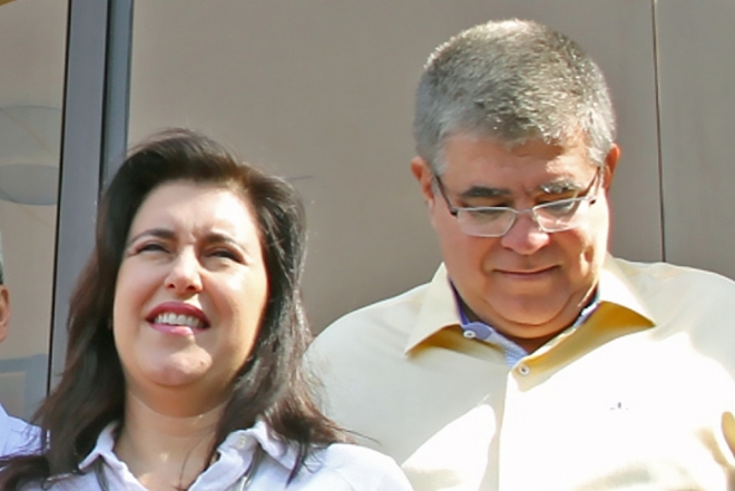 Simone Tebet e Carlos Marun