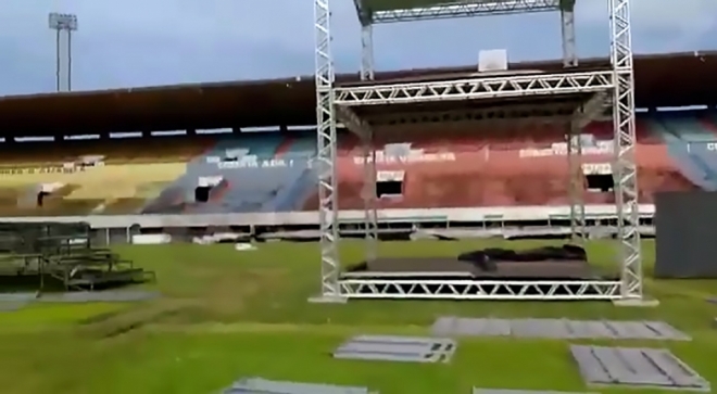 Show detona gramado do Morenão e Comercial tenta adiar clássico