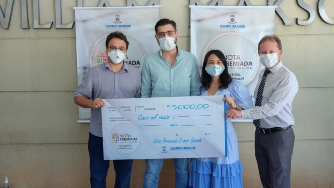 Nota premiada entrega R$ 70 mil em prêmios nesta quinta