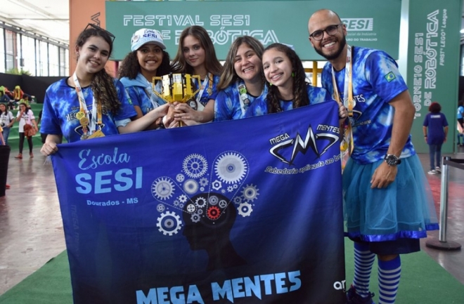 Inédito! MS conquista 1º lugar nacional em categoria do Festival Sesi de Robótica