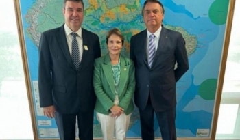 Bolsonaro vem ao MS oficializar apoio &agrave; Tereza Cristina e Eduardo Riedel