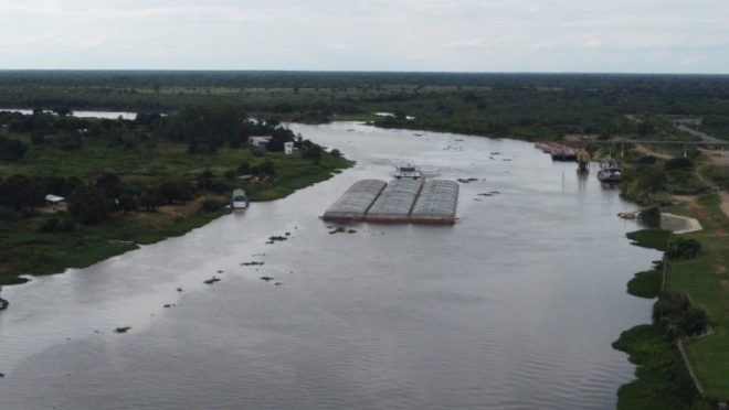 Após seca, hidrovia do Paraguai movimenta 1,4 milhão de toneladas em MS