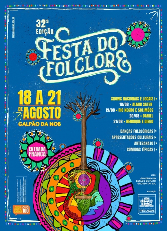 32a Festa do Folclore contará com vasta praça de alimentação e feira de artesanato