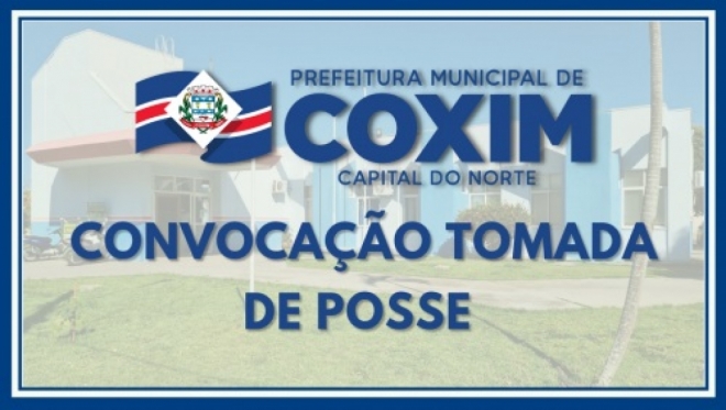 Nota Oficial - Tomada de posse dos novos servidores