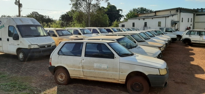 SAD/MS coloca em leilão 160 lotes de veículos e sucatas