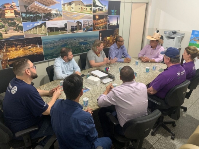 Guerreiro recebe visita da Governadora do Rotary