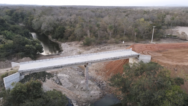 Ponte do Aquidabã, na MS-382, terá tráfego liberado em outubro