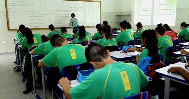 Educação Aula Escola