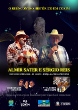 Almir Sater e Sérgio Reis cantam juntos em homenagem a Zacarias Mourão em Coxim