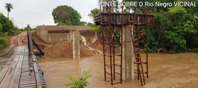 Obras de infraestrutura espalhadas pelo Estado s&atilde;o prejudicadas chuvas em MS