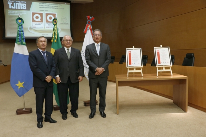 TJMS é o primeiro no Brasil a receber certificação ISO 9001 e ISO