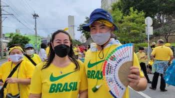 Brasileiros foram os mais animados no Festival Uchinanchu de Okinawa