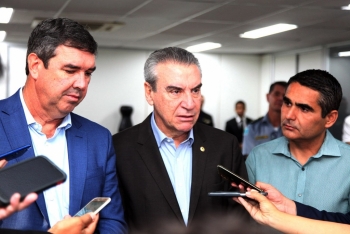 Eduardo Riedel faz sua 1º visita oficial aos deputados estaduais