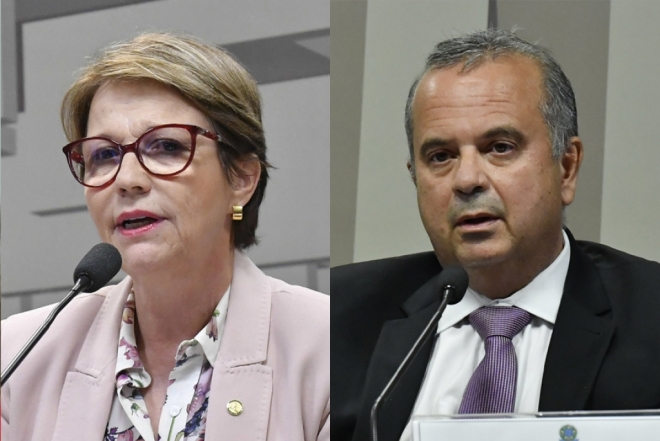 Tereza Cristina e Rogério Marinho são os mais cotados para assumir presidência do Senado