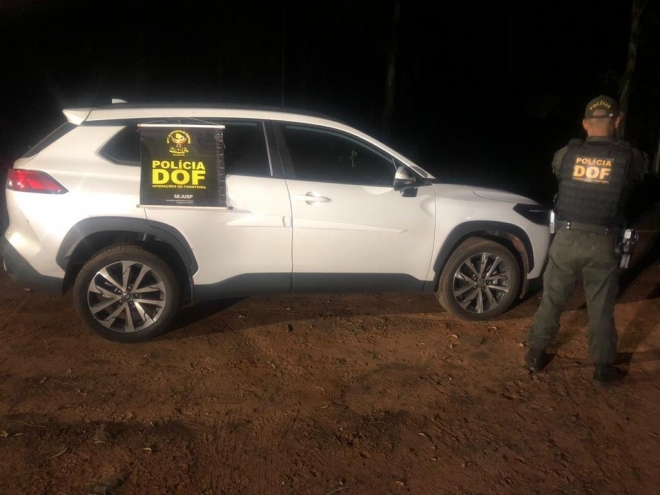 Veículo roubado no Paraná é recuperado pelo DOF