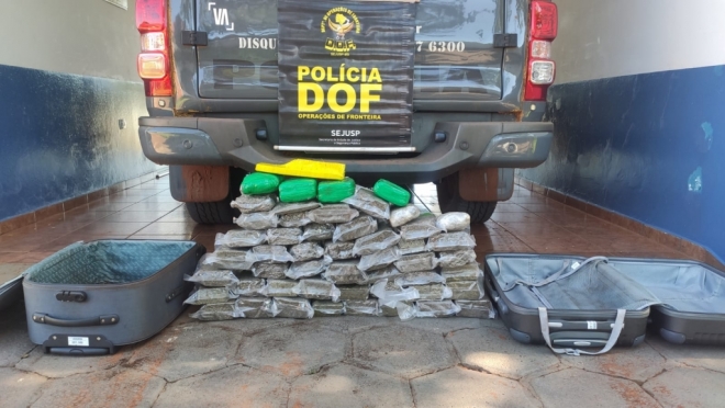 Skunk e maconha que seguiam para o Rio de Janeiro é apreendidos