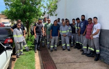 Terceirizados da Energisa protestam pela segunda vez em menos de um mês