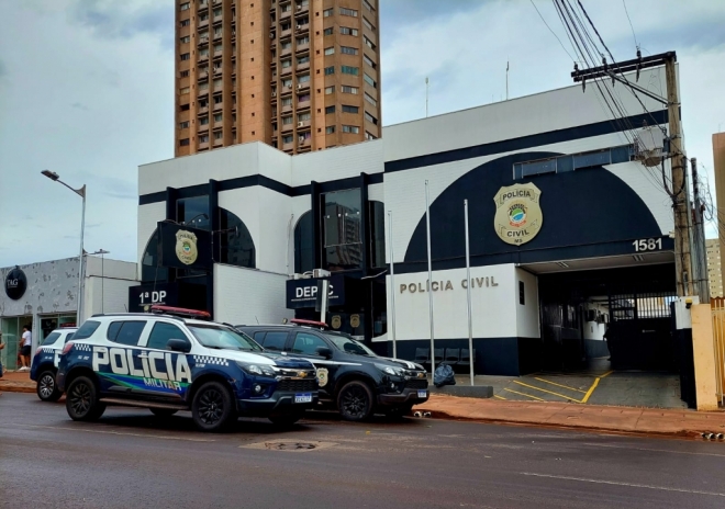 Fachada da Delegacia de Pronto Atendimento Comunitário (Depac) Centro
