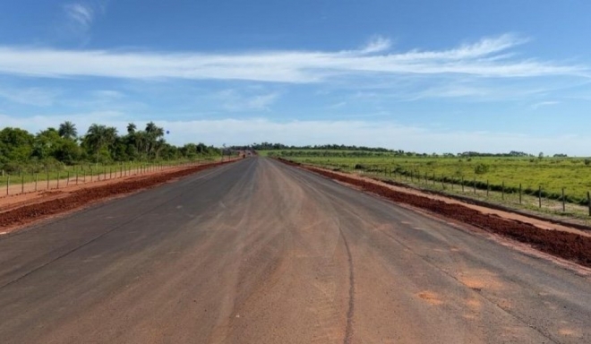 Rodovia Sul-Fronteira avança entre Coronel Sapucaia e Paranhos