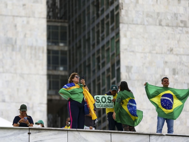 Congresso, Planalto e STF é invadido durante manifestação