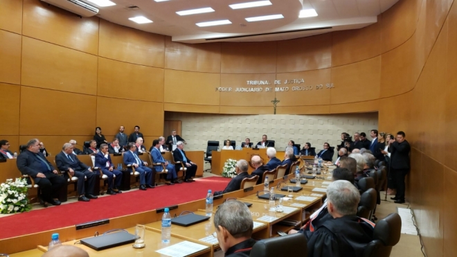 Administra&ccedil;&atilde;o do TJMS toma posse para o bi&ecirc;nio 2023/2024