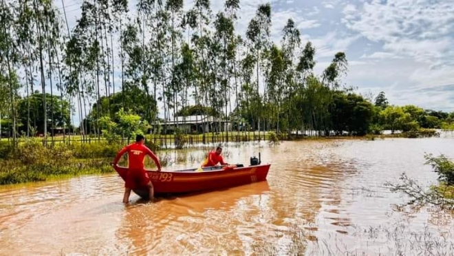 Em menos de 30 dias Rio Apa registra o terceiro transbordamento em Bela Vista