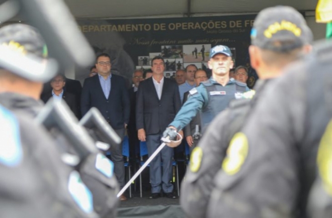 Riedel destaca a seguran&ccedil;a do DOF no combate ao crime organizado  