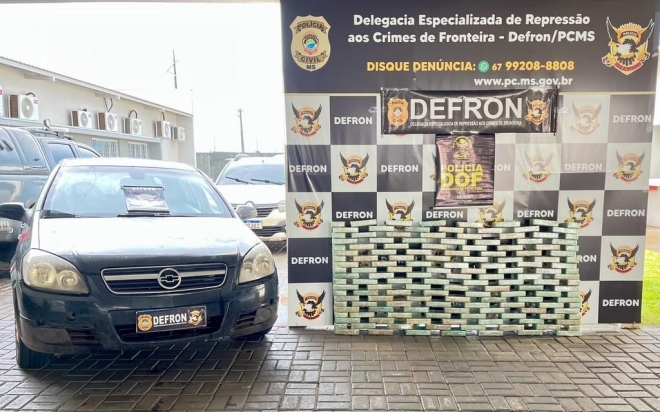 Polícia Civil apreende 150kg de pasta base de cocaína avaliado em R$ 4,5 milhões