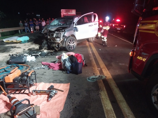 Quatro mulheres morrem em colisão na BR-163