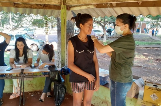 Aldeias Jaguapiru e Bororó em Dourados recebem ação educativa de vacinação