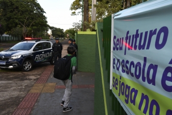 Escolas da rede estadual ganham reforço na segurança nesta quinta-feira