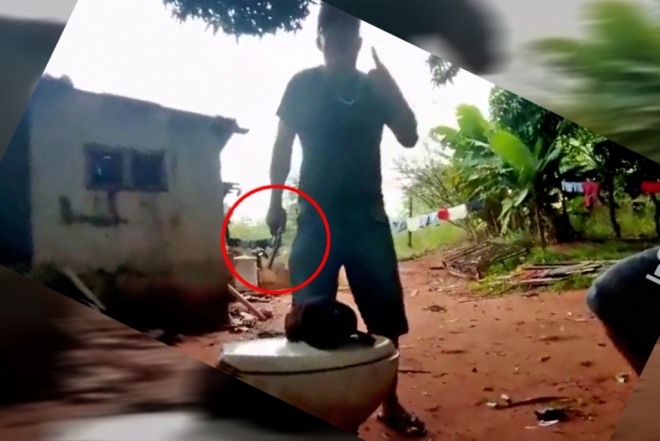 Vídeo mostra padrasto matando jovem de 20 anos
