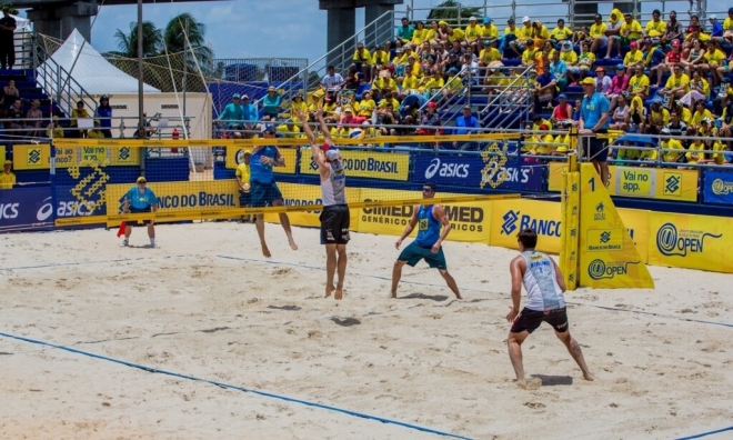 Circuito Brasileiro de Vôlei de Praia começou neste sábado no Parque das Nações