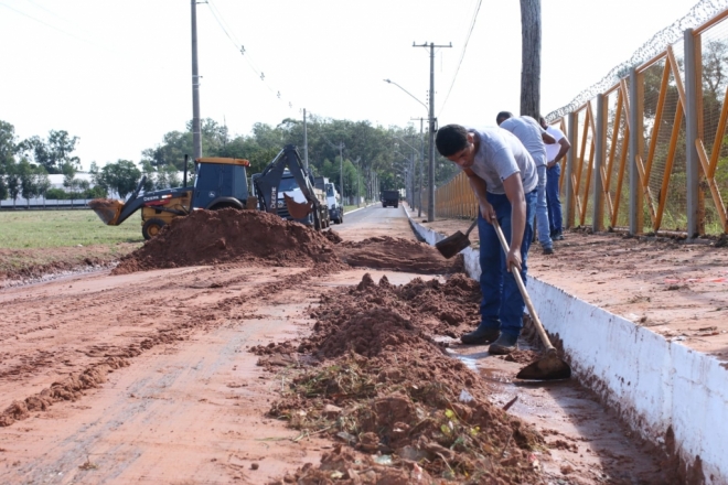 Equipes da Sisep se mobilizam para recuperar estragos causados pelas chuvas