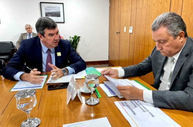 Eduardo Riedel se reúne com ministro da Casa Civil em Brasília