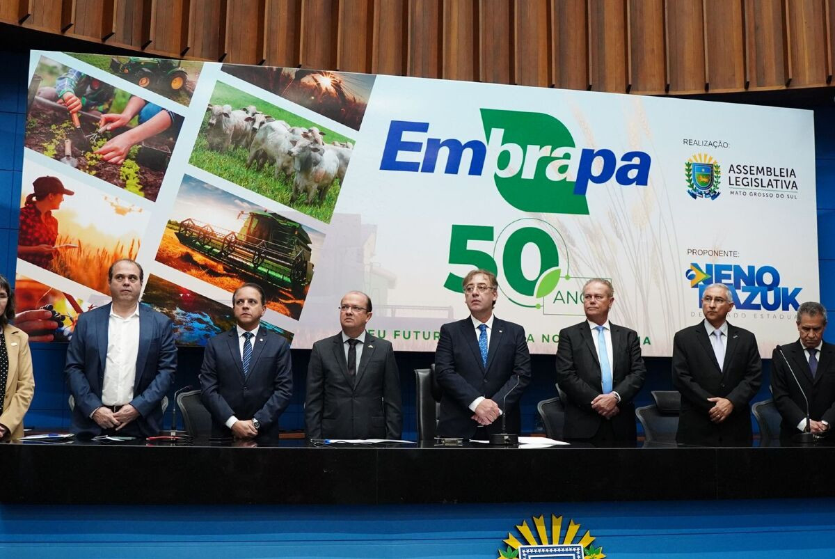 Embrapa em seus 50 anos recebe homenagem da Assembelia Legislativa